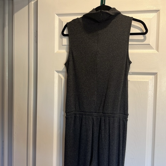 Zara Grey jumper with tie waist and zipper back - Picture 5 of 5